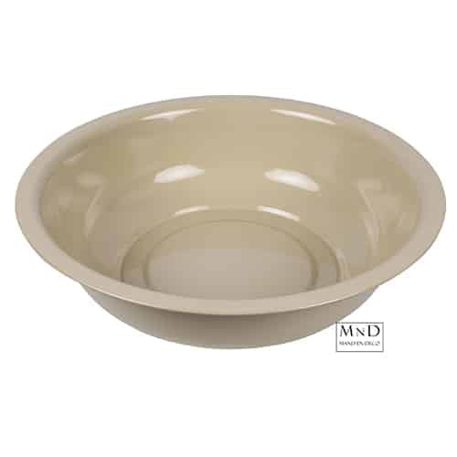 Schaal Sion rond beige L Ø35.5x9.5cm