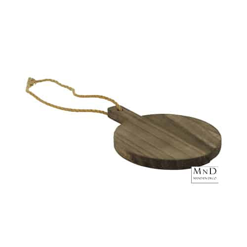 Kaasplank plateau Terach rond bruin S Ø15/21cm