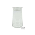 Deco glas m/komdeksel Hanny L helder L14B14H23,5CM