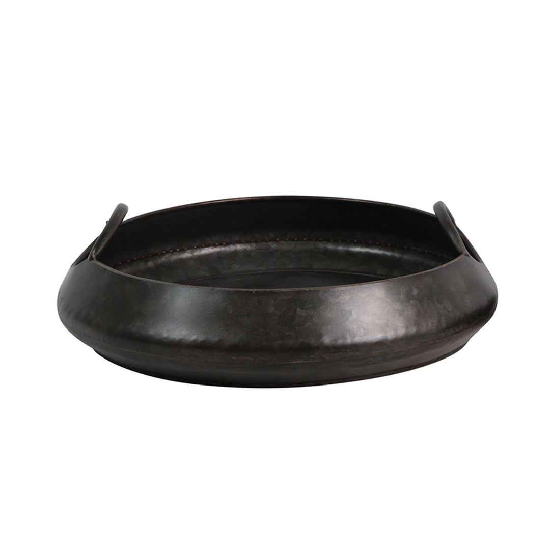 Schaal rond Black Beauty L 37xH9/13cm