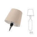 Lamp touch flessenkork LED creme L10,5B10,5H13CM