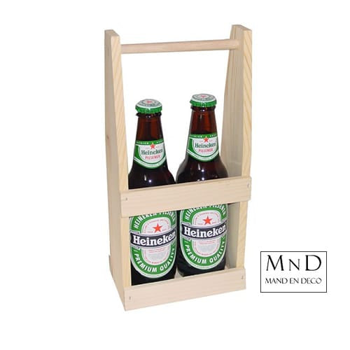 Flessenrek Bier S naturel 7,5x14,5xH29cm