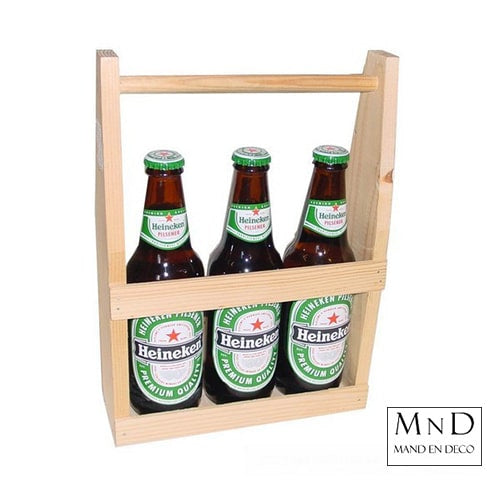 Flessenrek Bier M naturel  7,5x20,5xH29cm