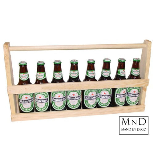 Flessenrek halve meters Bier XL naturel 8x53xH29cm