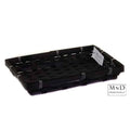 Bamboe plateau zwart 24x17x3cm