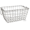 Mand rechthoek high top grey L 39x28x20cm van €9.98 nu
