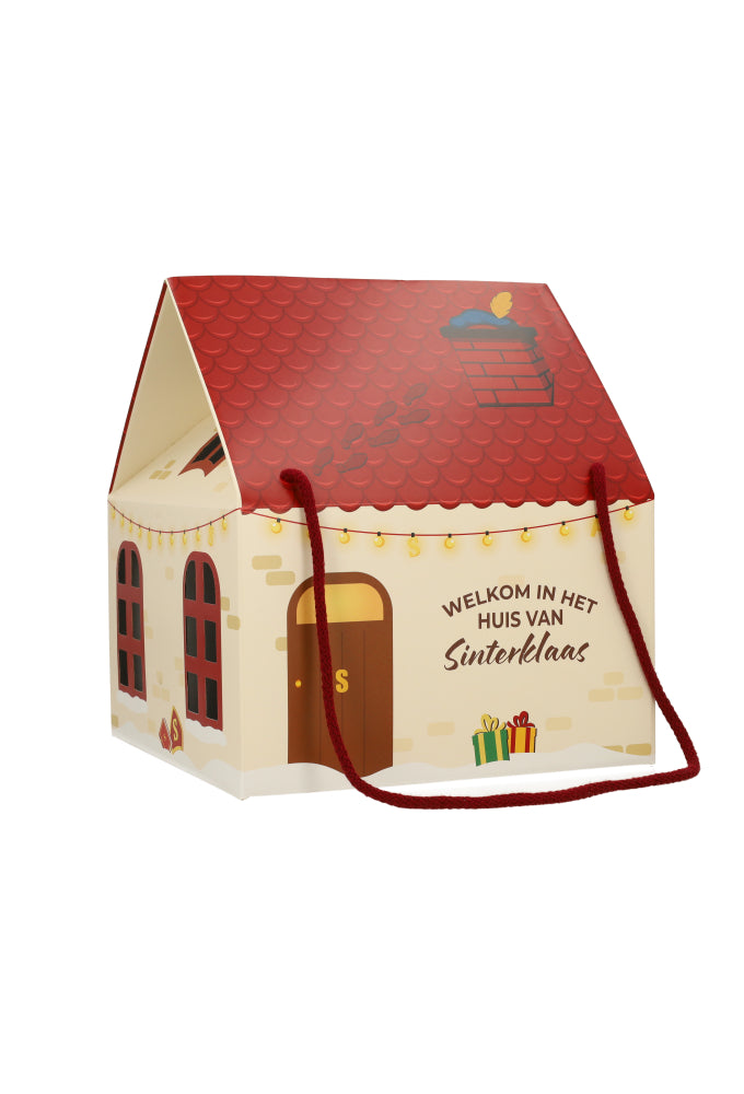 Geschenkdoos Huis Van Sinterklaas 24.5x24.5x15cm