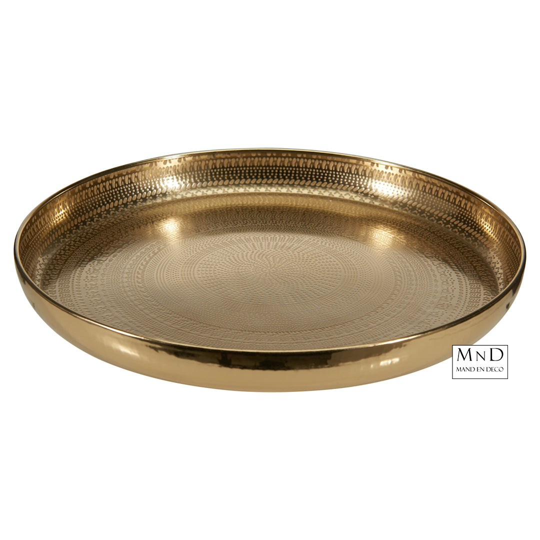 Dienblad Yara Goud 34cm