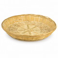 Bamboe schaal rond laag 35x5cm