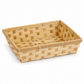 mand rechthoekig 30 x 24 x H7 naturel bamboe