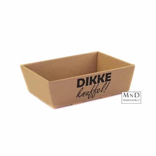 Karton kraft DIKKE knuffel! 23x17x8cm
