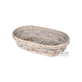 Mand Chennai S grijs ovaal 35x23x8cm