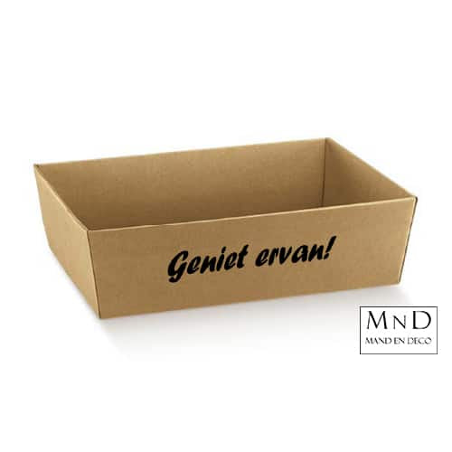 Karton kraft Geniet ervan! 29x21x9cm
