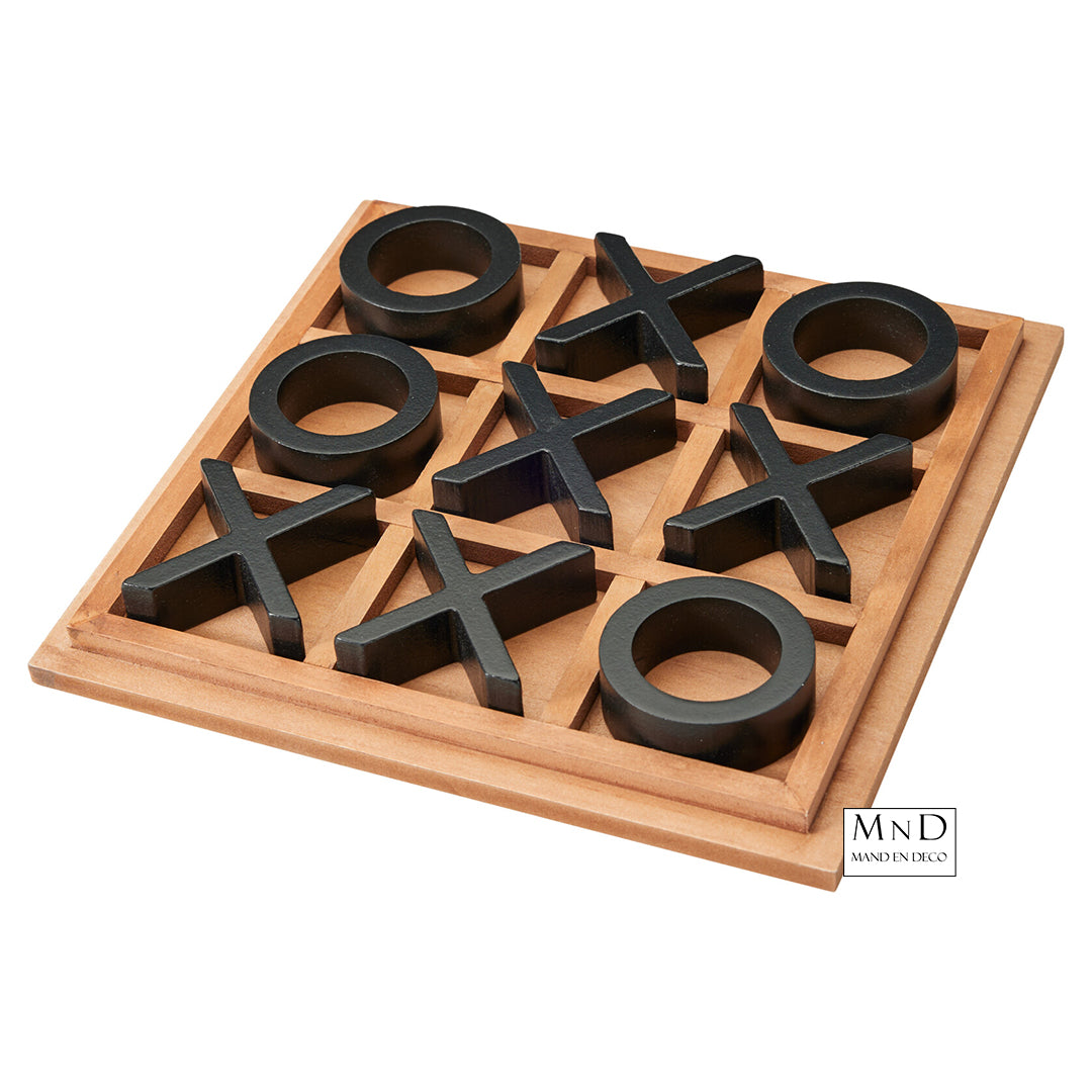 Deco Tic-Tac-Toe spel 24x24cm