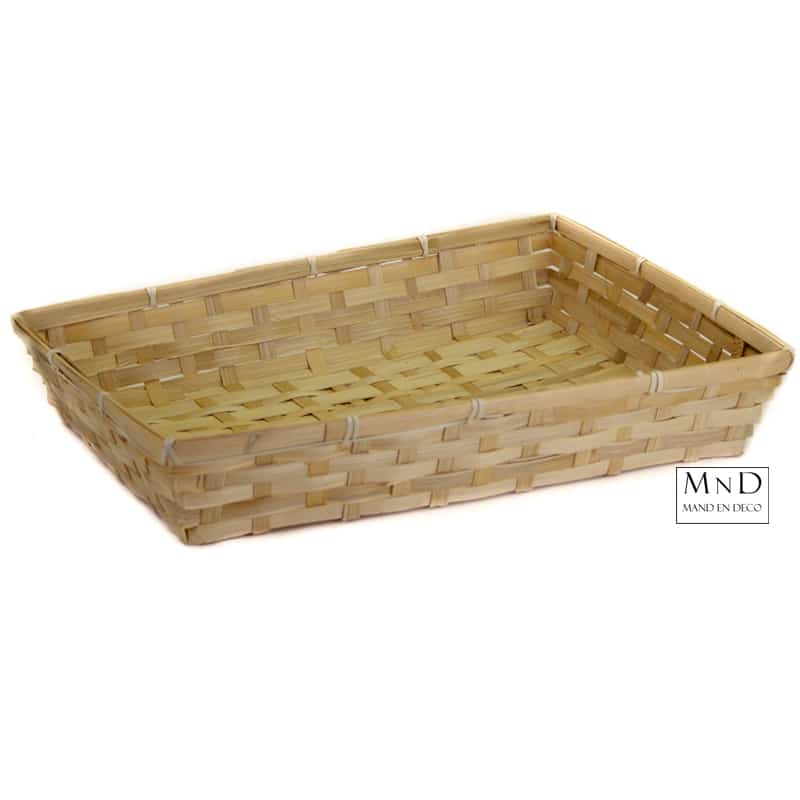 Bamboe mand XL 42x30xH8cm