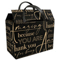 Geschenkdoos Voor Eva Shopper Kraft Zwart 46x23x35cm