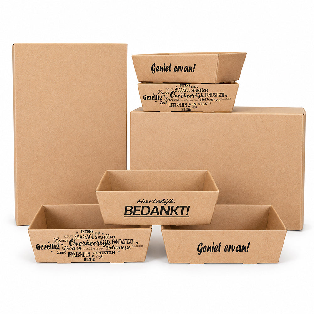 Cadeaubundel Hartelijk bedankt 23x17x8cm | 250 stuks