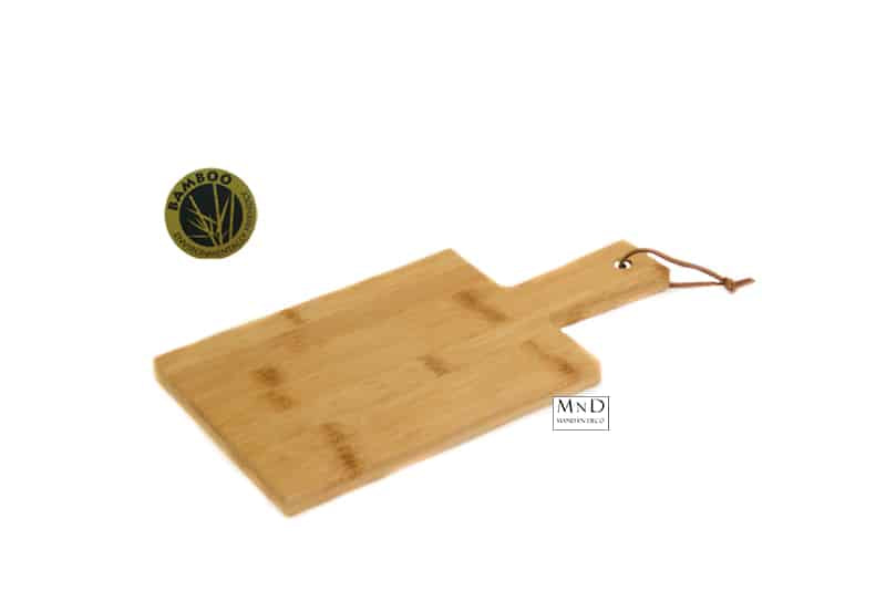 Bamboe plank Koen met greep S 30x15xH1,5cm