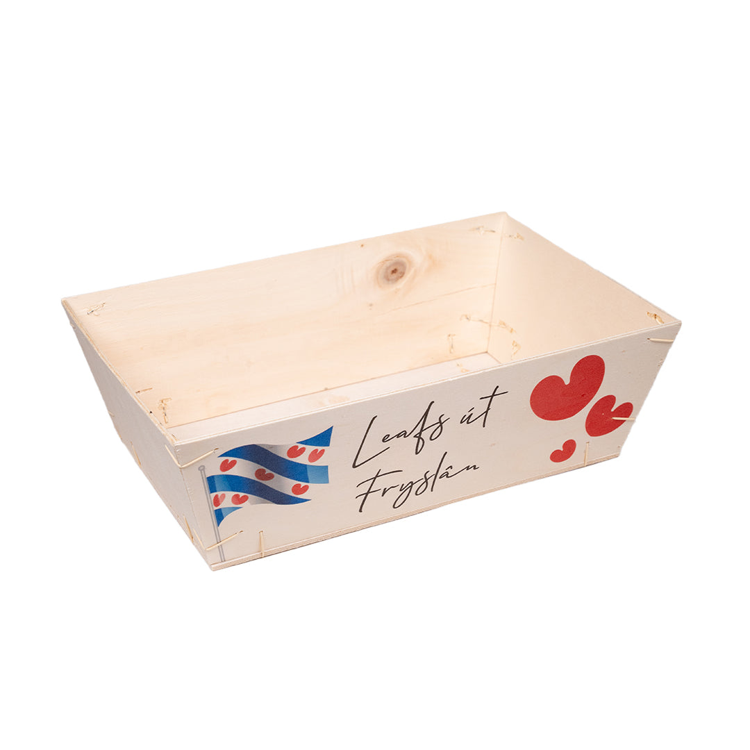Houten bakje Leafs Út Fryslân 29x19x9cm