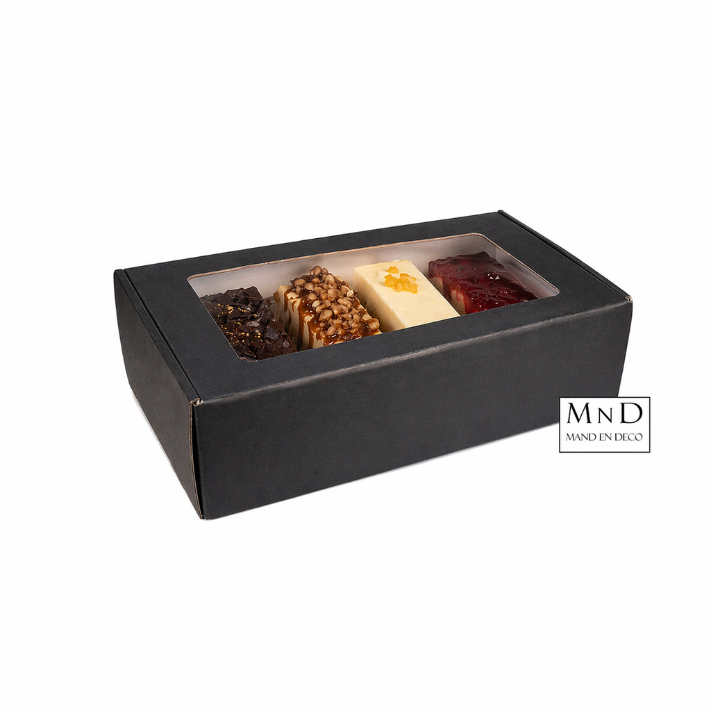 Vensterdozen Groot | Zwart 38x28x9cm