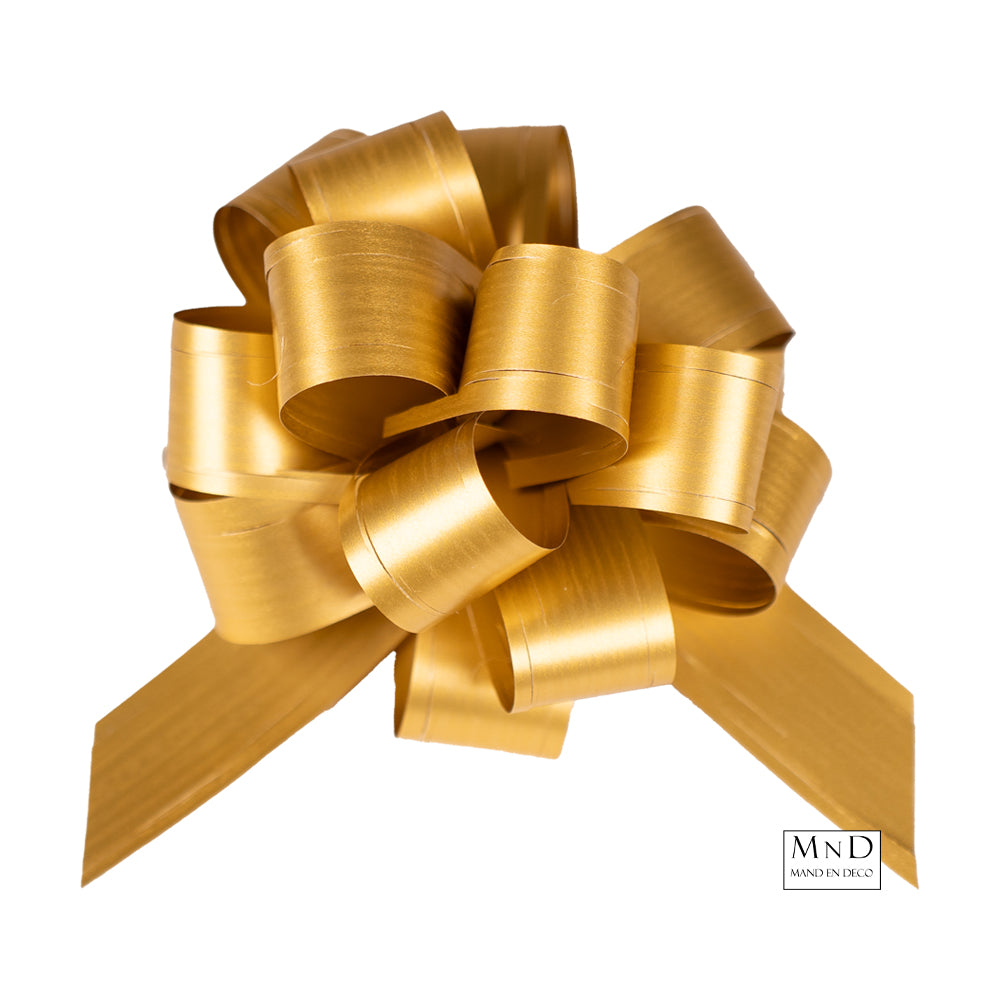 Trekstrikken goud paper 3.5cmx1.5m 50 stuks extra groot!