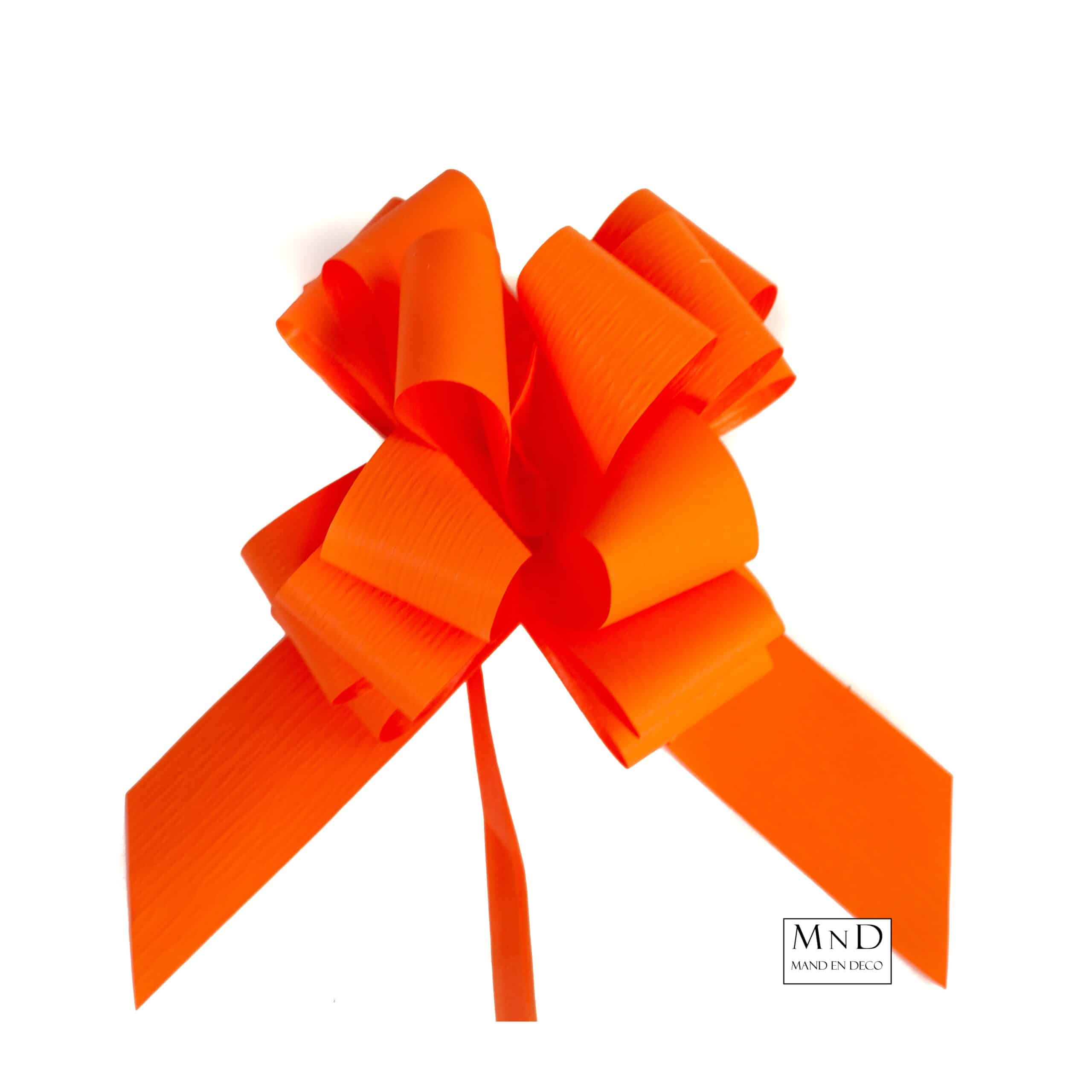 Trekstrikken oranje 3.5cmx1.5m 50 stuks extra groot!