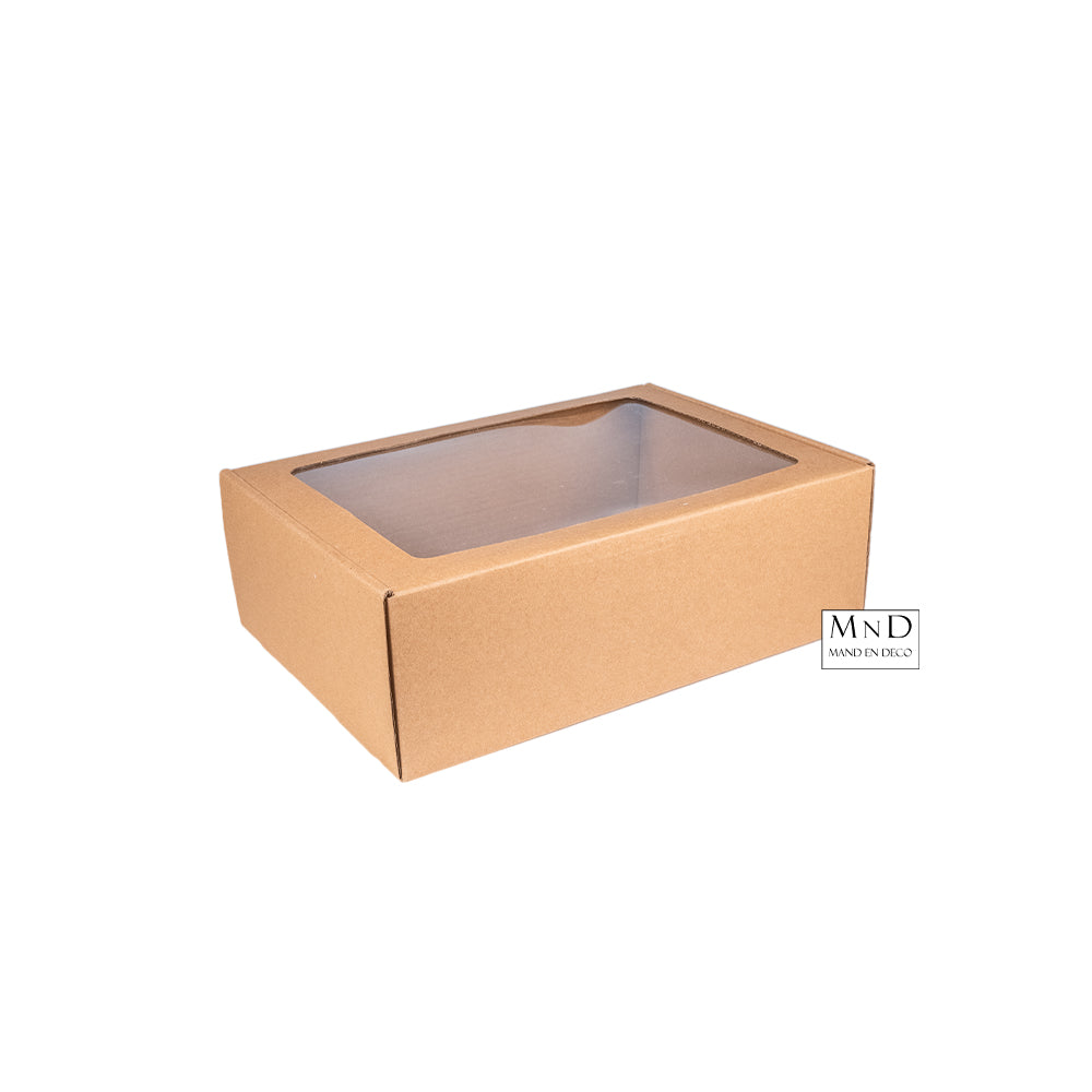 Vensterdozen Klein | Kraft 26x18x8,5cm